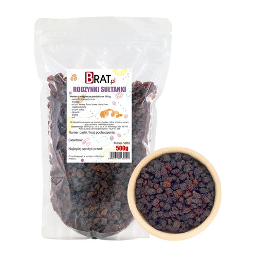 Rosinen sultaninen 500g - rosinen,
