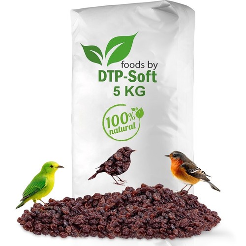 5kg futterrosinen für vogel - 5kg,